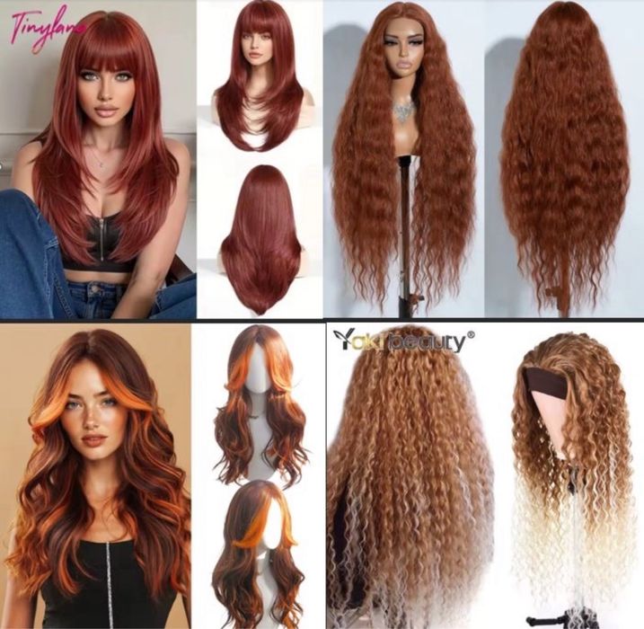 Парики рыжие от 600-1500