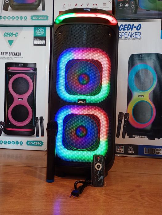 Караоке акустика Temeisheng- 15(блютуз,SD, USB, FM) ПультДУ, микрофон