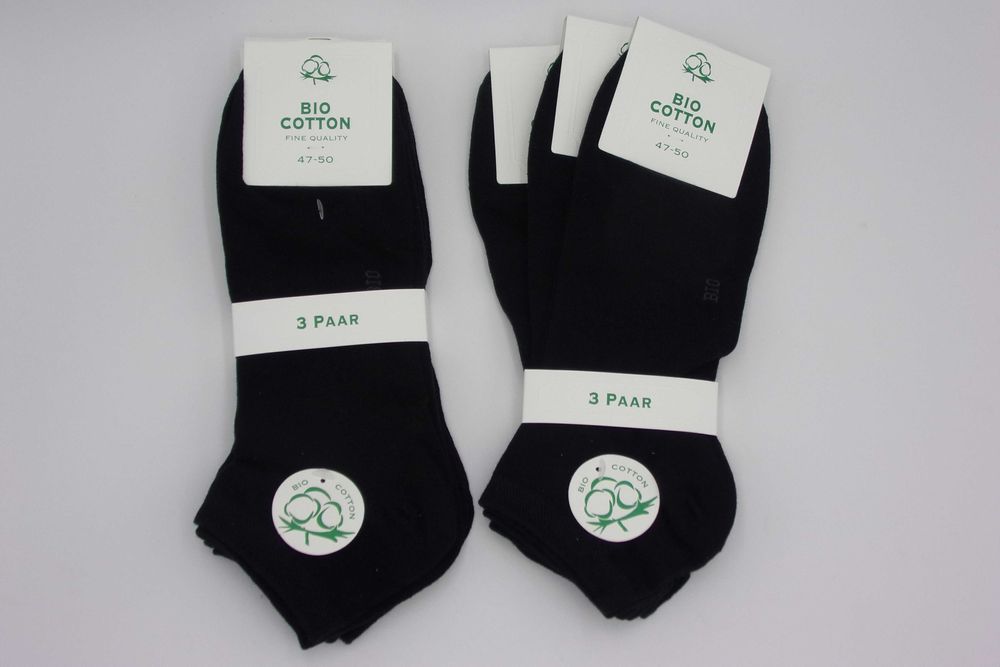 3x Stopki, skarpetki męskie z Bio Bawełny 47/50. Art 16399.