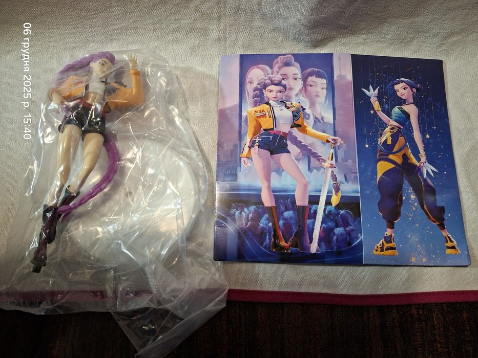 Кейпоп охотницы на демонов kpop demon hunters Руми Зои Мира 21 см