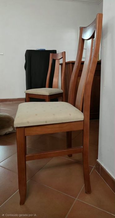 Cadeiras madeira maciça
