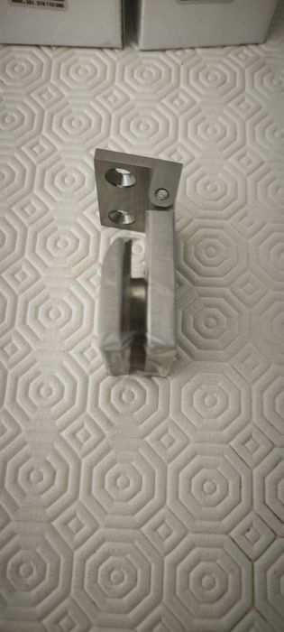 Lote 4 Dobradiças  em Metal para Porta de Vidro / Parede (Modelo 701-1)