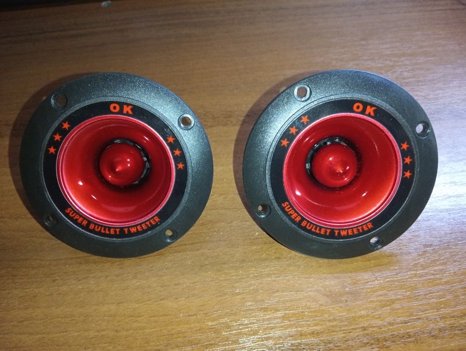 2 шт. пьезоэлектрический твитер 3 "аудиодинамик вч