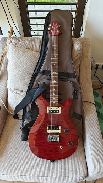 PRS Gitara elektryczna barytonowa SE 277, szkarłatna czerwień
