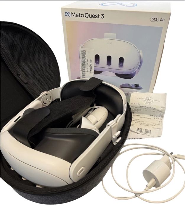 Gogle okulary vr meta quest 3 512 gb