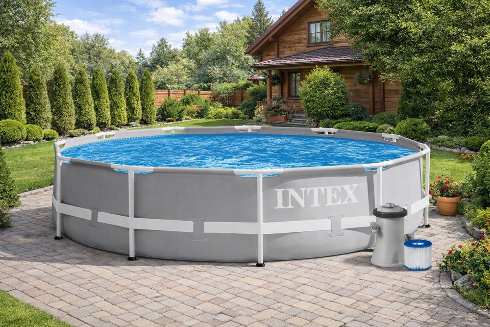 Каркасний басейн Intex 26702, 305x76, 5000 л, із фільтр-насосом.