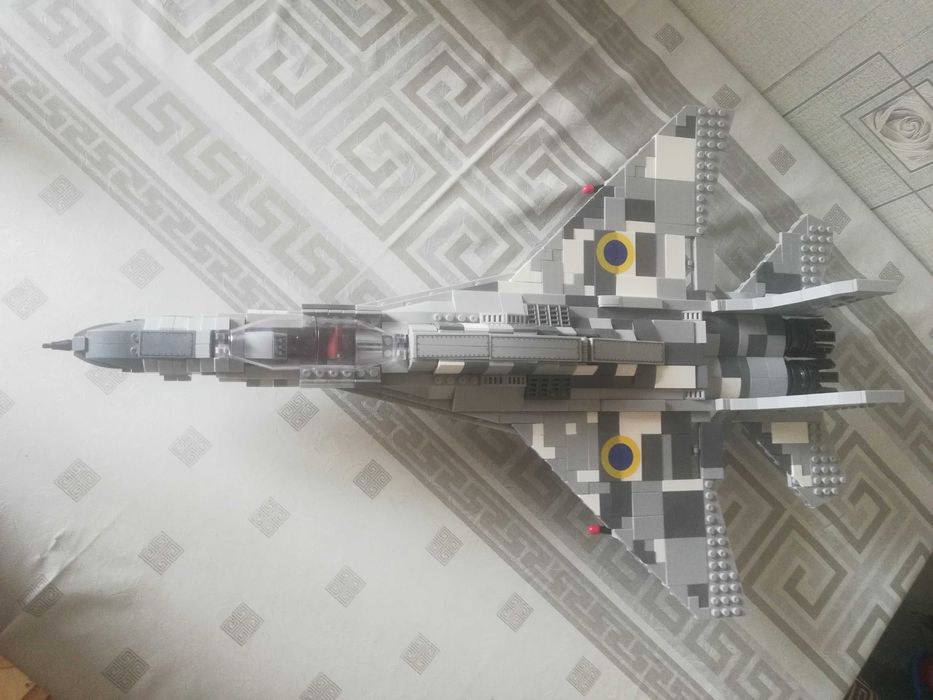 Конструктор IBLOCK Армія Винищувач ПС ЗСУ MІГ-29 1252 деталі