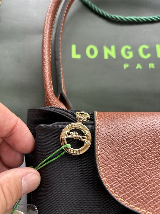 Longchamp torebka czarna L