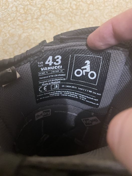 Мотоботи Vanucci VTB1, розмір 43