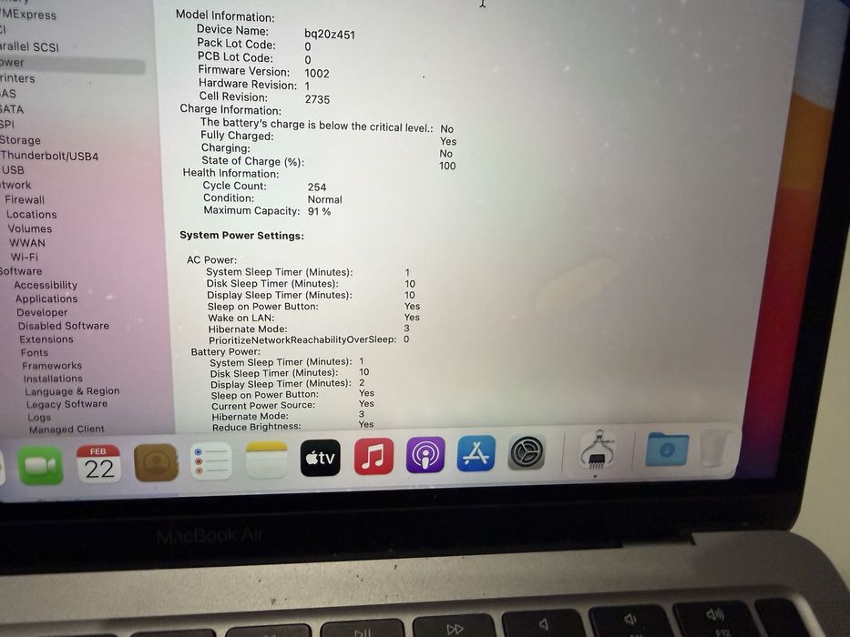 Macbook air m1 super bateria