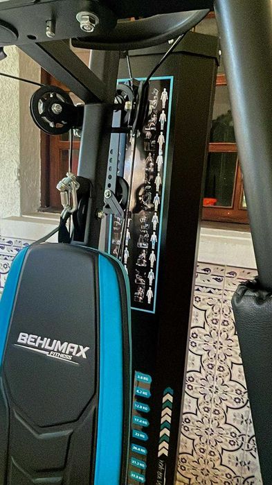 Máquina Multiestação Behumax Multigym 400 PRO | 63,4 kg de Pesos