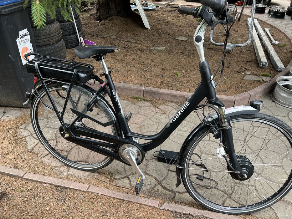 Електровелосипед дамка Gazelle 28 колеса Планетарка 7 гідравліка