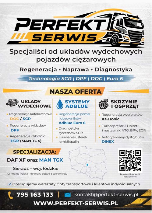 Oryginalny DPF Mercedes Actros MP4