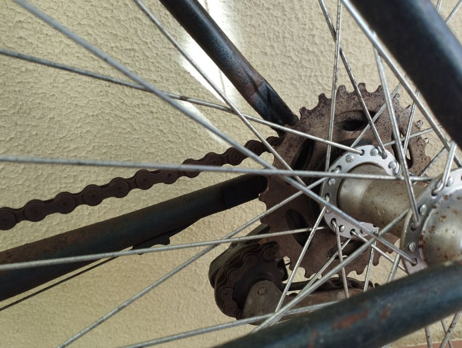 Bicicleta com roda de estrada 26