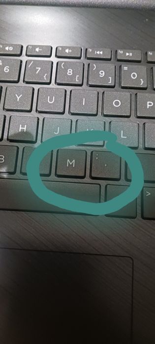 Portátil com duas teclas sem funcionar