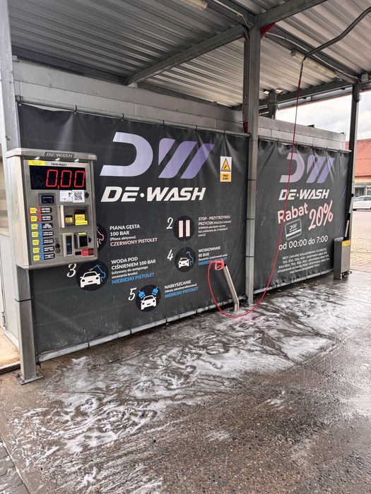 Sprzedaż myjni samoobsługowej