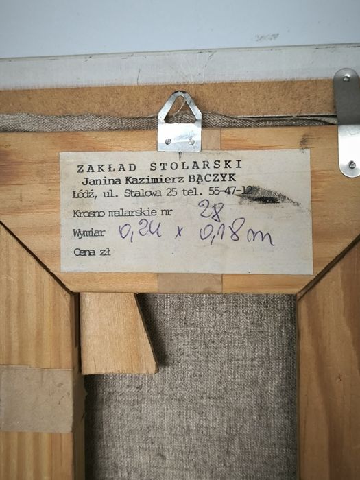 Obraz martwa natura sygnowany bukiet polski