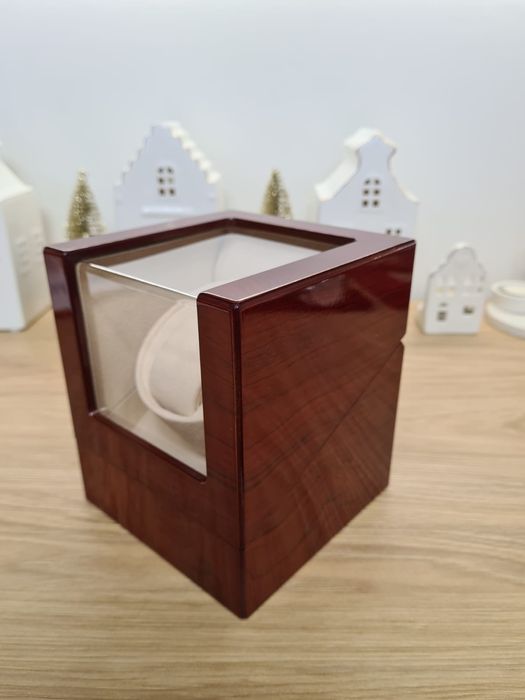 Automat Rotomat do ładowania zegarka zegarków na baterie Drewno Okazja