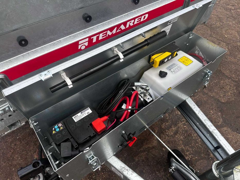 Przyczepa wywrotka TEMARED TIPPER 3217/2C 3.5T stalowe burty DOSTAWA