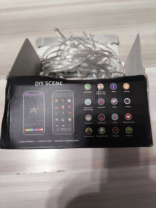 Programowalna kurtyna LED 2mx2m