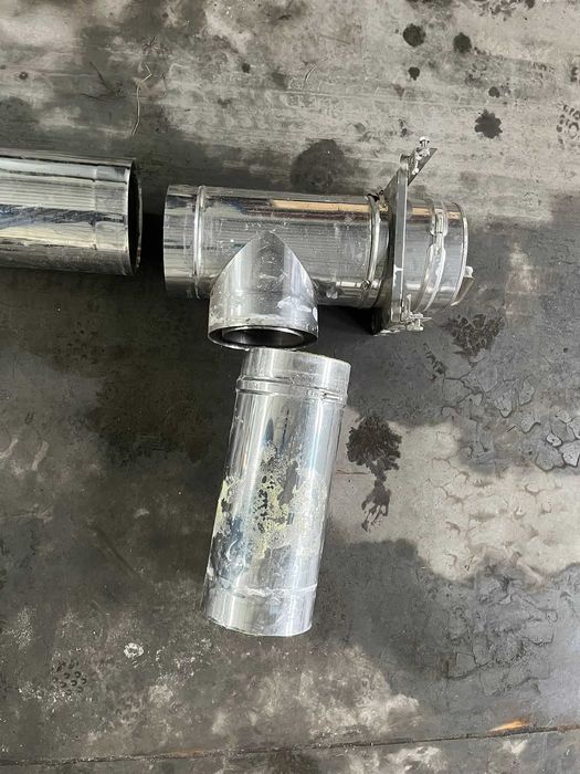 Komin nierdzewny, izolowany fi160 kompletny