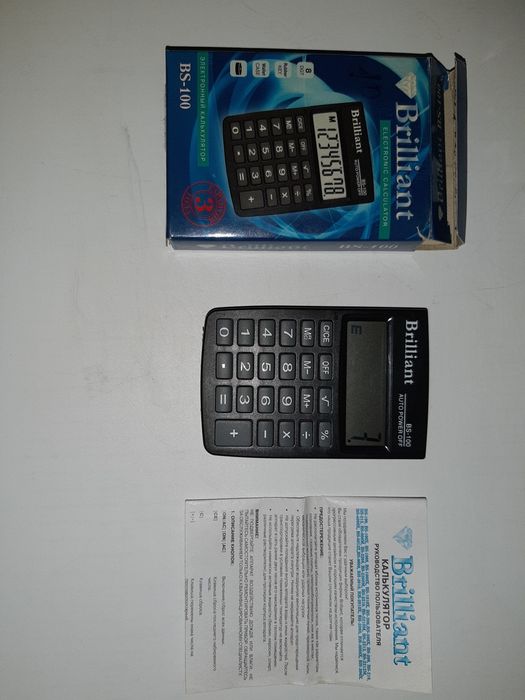 Продам Калькулятор Brilliant BS 100, в отличном состоянии, рабочий.