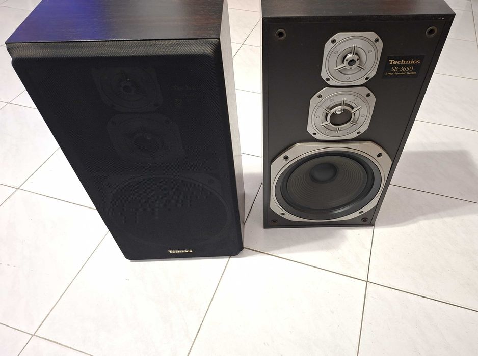 Colunas de som vintage Technics SB-3650 - 3 vias - 140w - 8 Ohms