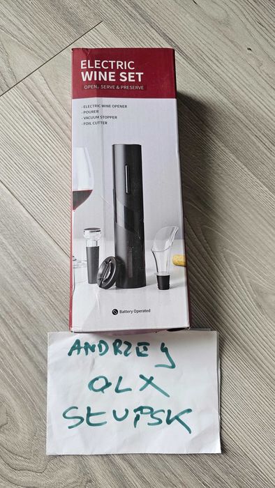 NOWY  Otwieracz Do Wina / Elektryczny Korkociąg