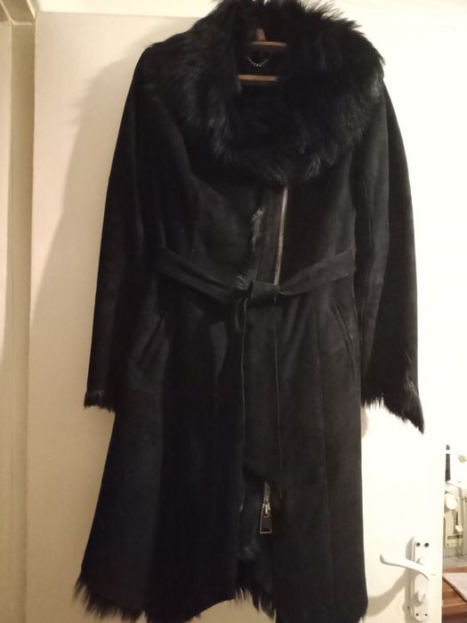 Дублянка з натурального хутра  на блискавці