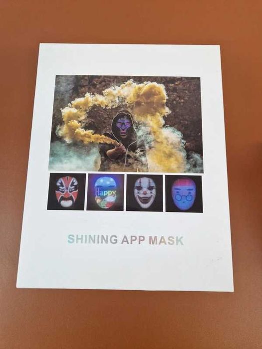 Maska LED Halloween Bluetooth APP Shining Mask SL016