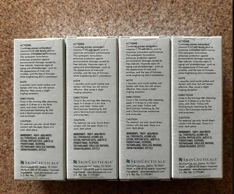 4PACK SkinCeuticals C E ferulic 30ml NEW sealed