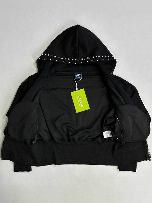 Худі zip hoodie худи зип зипка фулл full y2k archive opium чорна