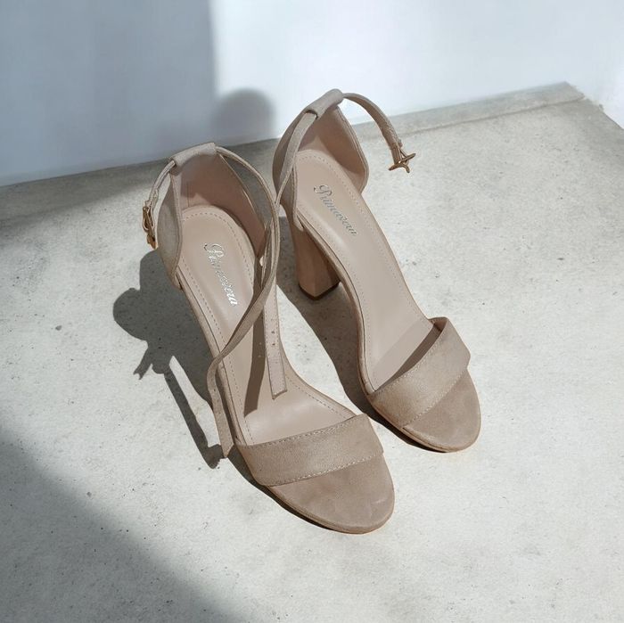 Eleganckie Sandały na Słupku Primavera – Pudrowy Róż (Rozm. 39)