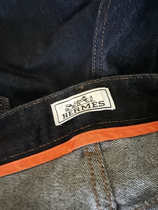Джинси Hermes темно сині