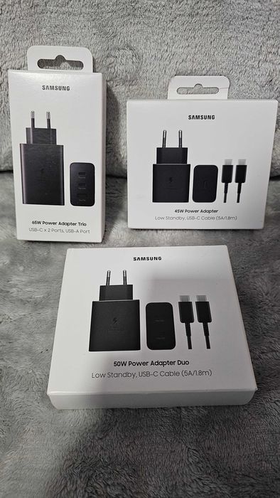Carregador Samsung 45W / 50W / 65W - NOVOS | Selados | Original