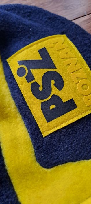 Czapka granatowa z nadrukiem PSŻ Poznań