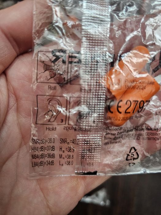 Stopery do uszu zatyczki 25 opakowań