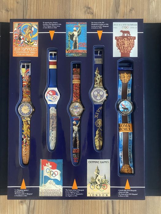 Kolekcjonerski zestaw zagarków Swatch Olimpic Olympic