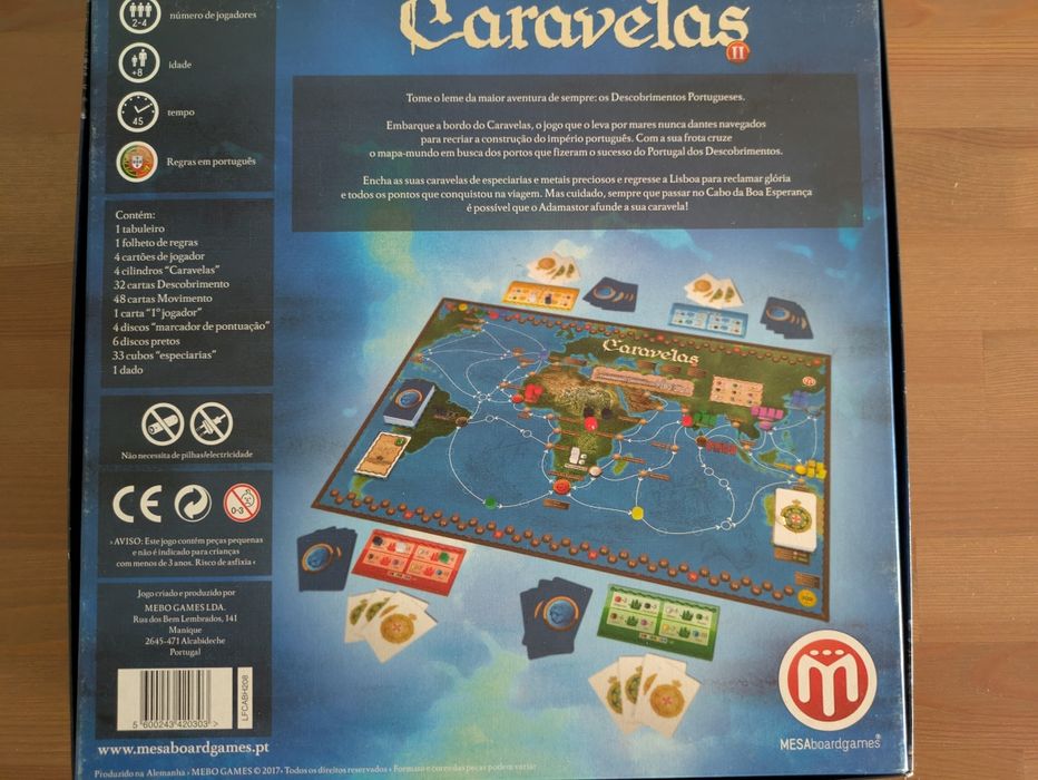 Jogo Tabuleiro - Caravelas II de Gil D´Orey