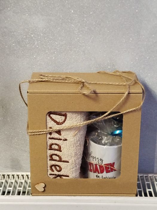 Zestaw kubek i recznik Dziadek na Dzien Dziadka