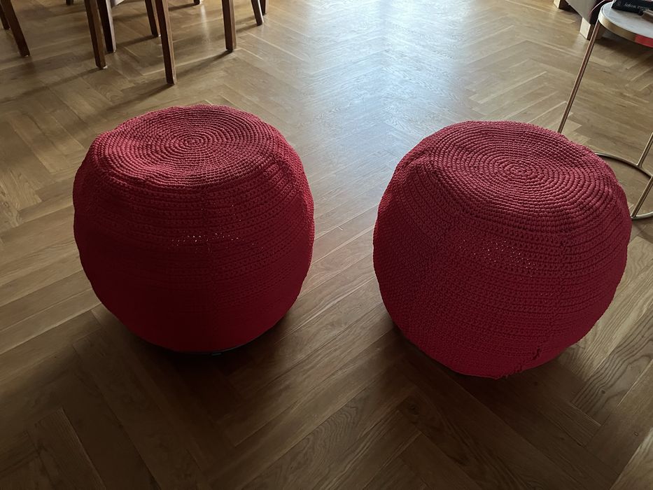 Pufka pufa metalowa ogrodowa ikea krzeslo ogrodowe