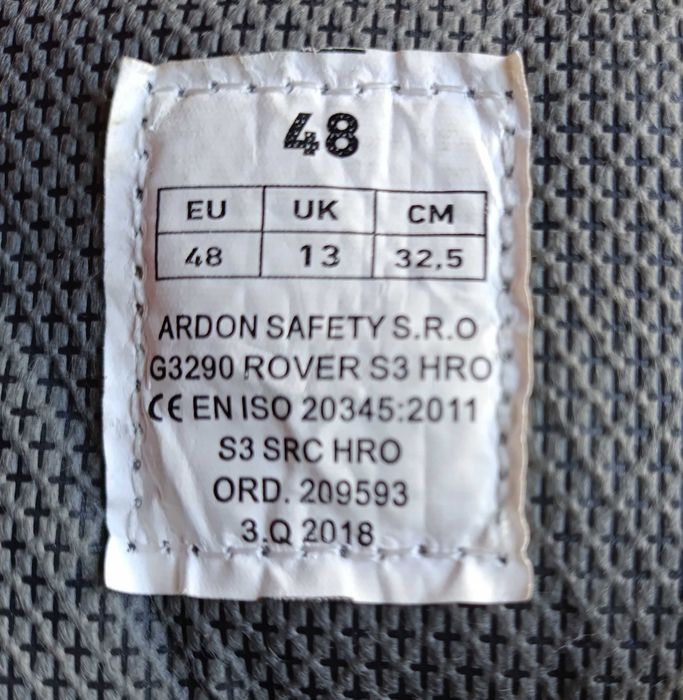Захисні черевики Ardon Rover S3 розмір 48