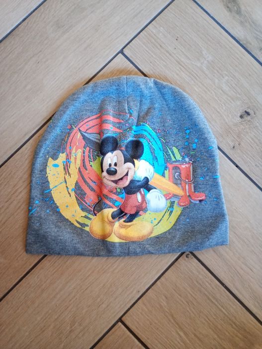 Bawełniana czapka myszka Mickey ciemny szary