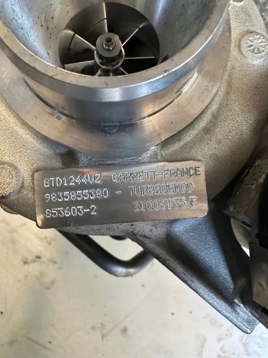 turbosprężarka opel grandland 1.5 d blue hdi 9835855380