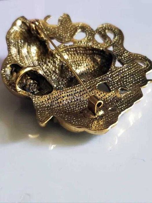 Брошка Versace кулон значок пін брош підвіска медуза горгона барокко