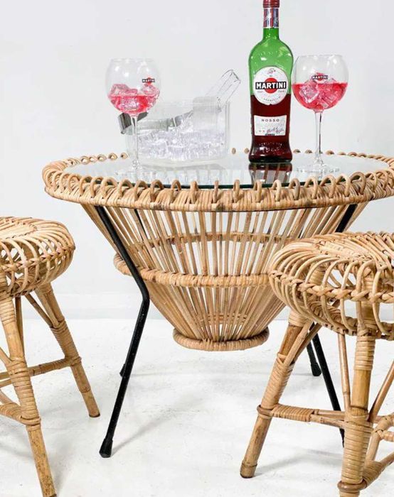 Mid Century Franco Albini vintage 1950's Mesa apoio / centro