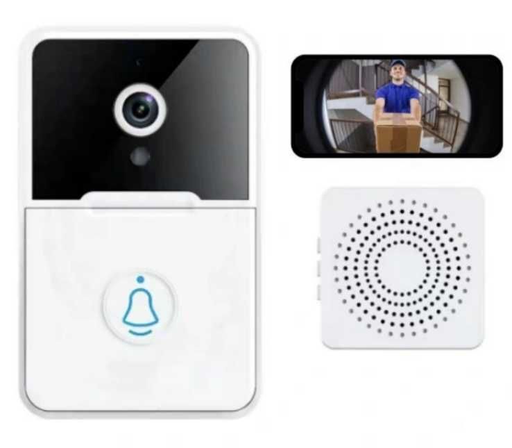 Dzwonek bezprzewodowy z kamerą domofon