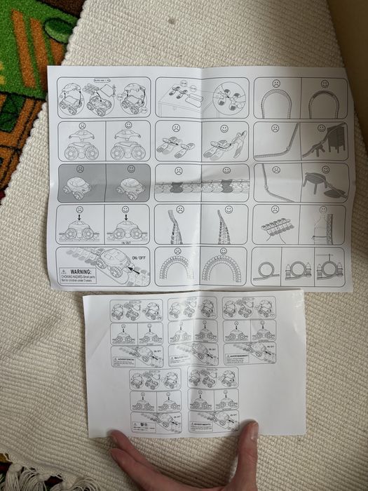 Elastyczny tor wyścigowy antygrawitacyjny- jak nowy