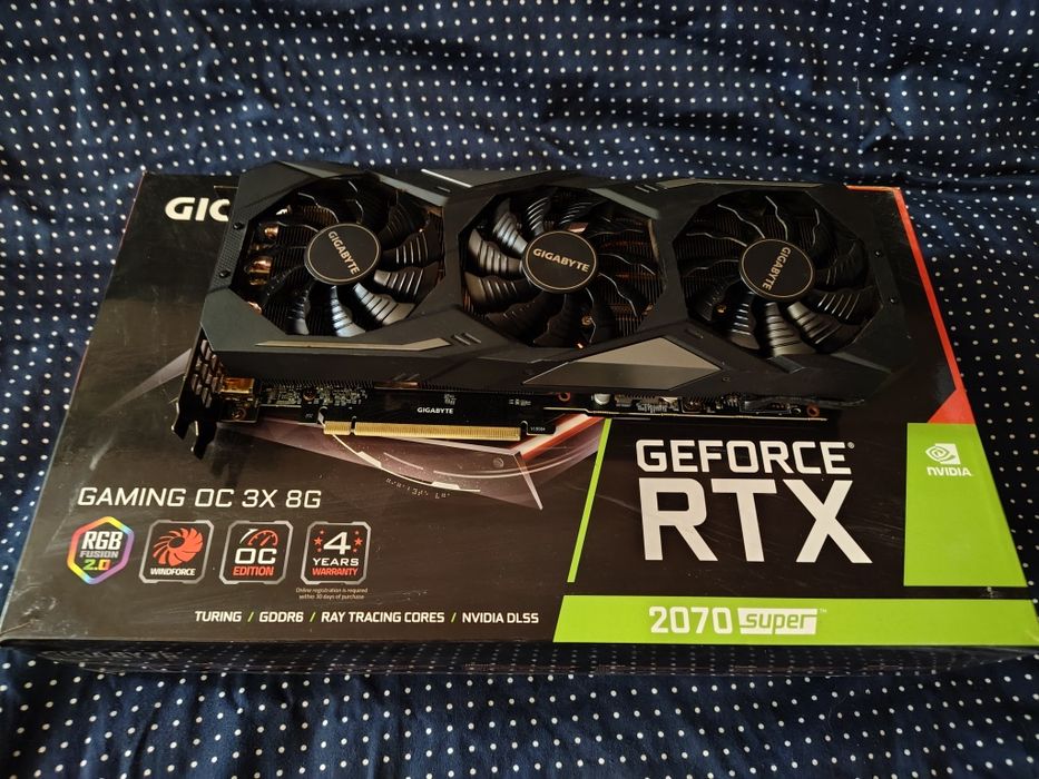 Karta graficzna GIGABYTE GeForce RTX 2070 Super GAMING OC 3X G z PUDEŁKIEM