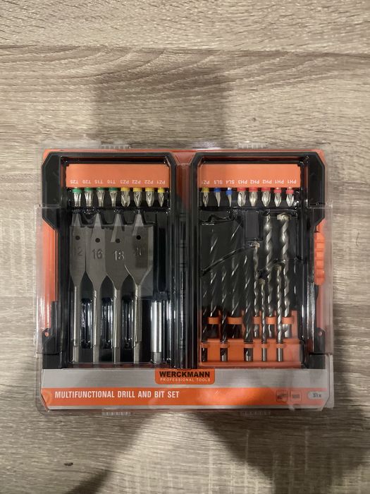 Набор ( сверла, пера та біти)
